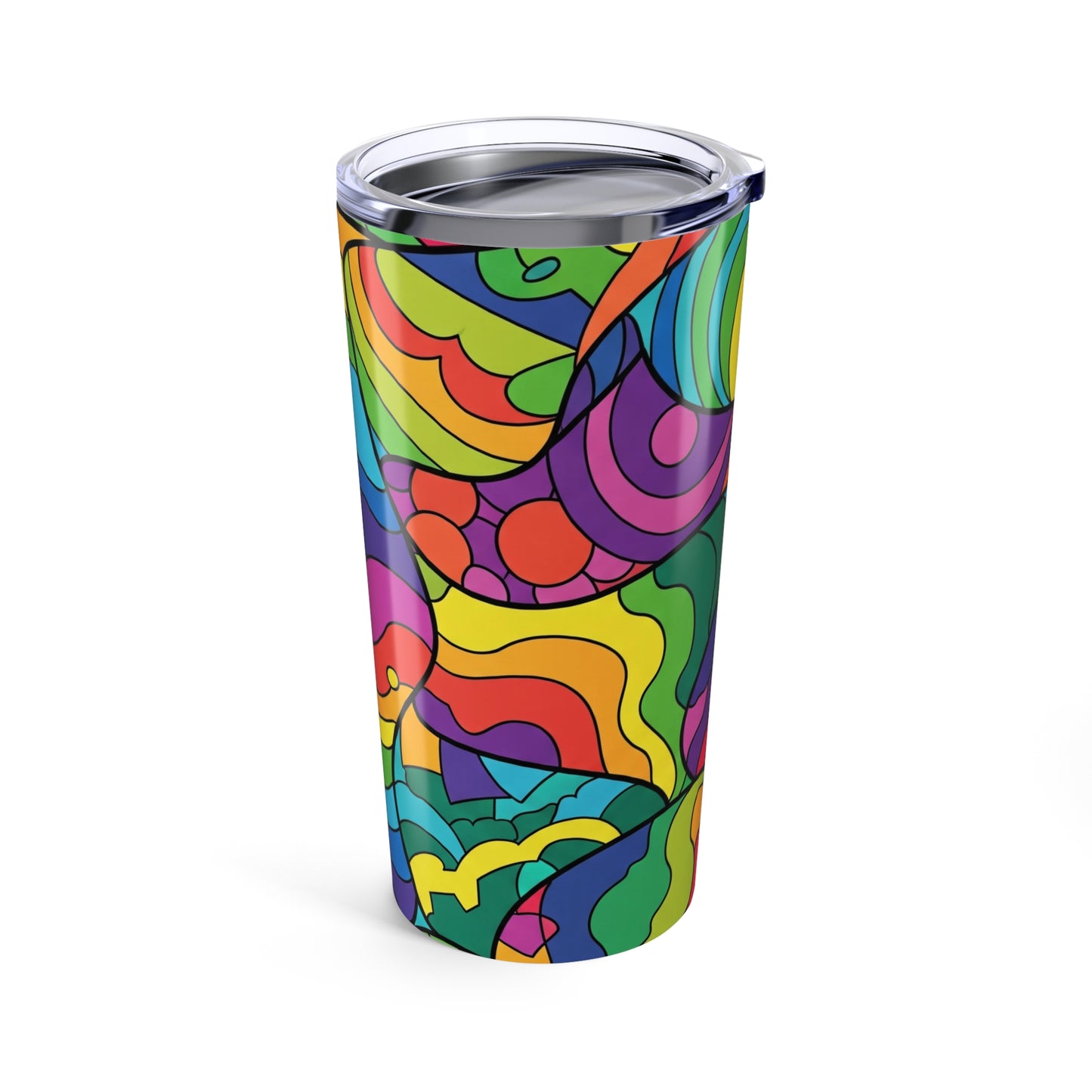 20 Oz Stainless Steel Travel Mug With Double Wall Vacuum Insulation Spill Resistant And Dishwasher Safe Printed