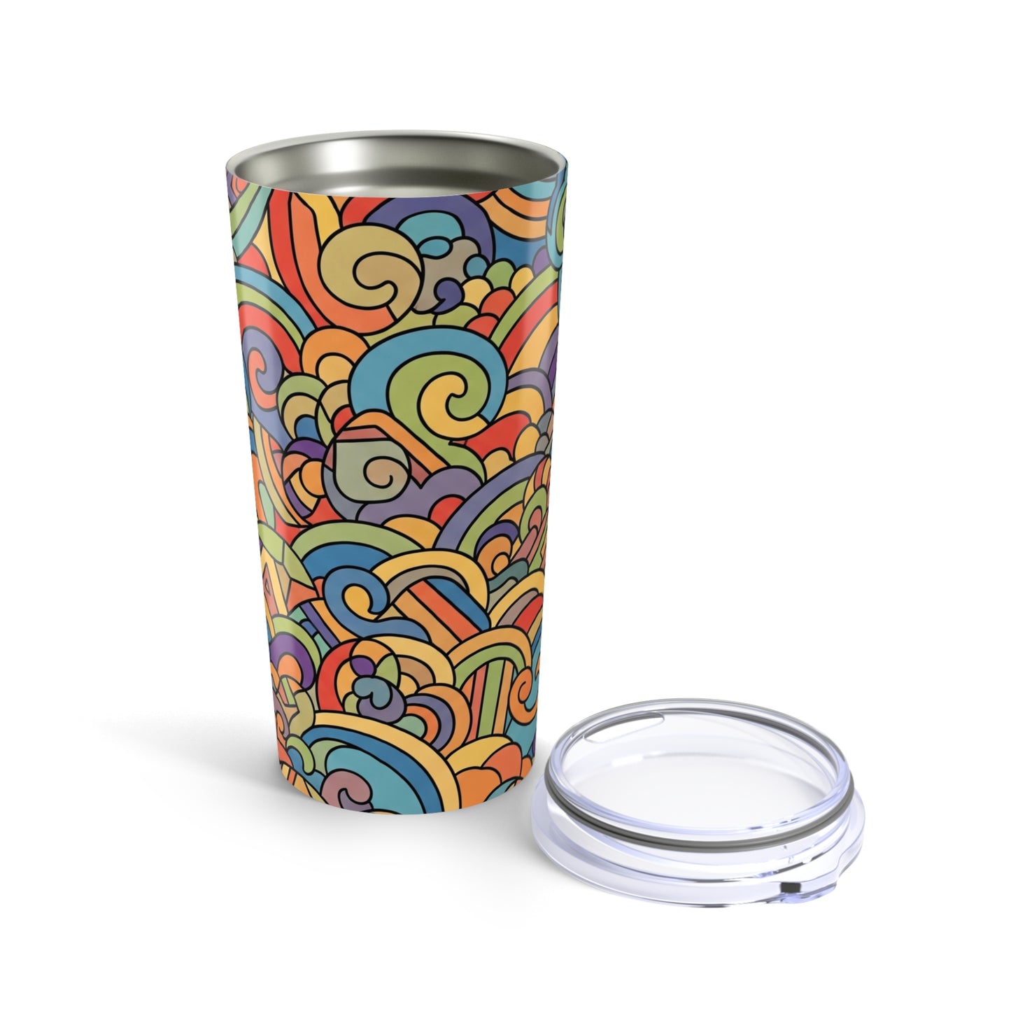 20Oz Stainless Steel Tumbler With Double Wall Vacuum Insulation Spill Resistant Travel Mug With Lid For Hot Or