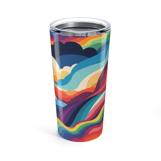 20oz Stainless Steel Insulated Tumbler Double Wall Vacuum Keeps Beverages Hot Or Cold While Traveling