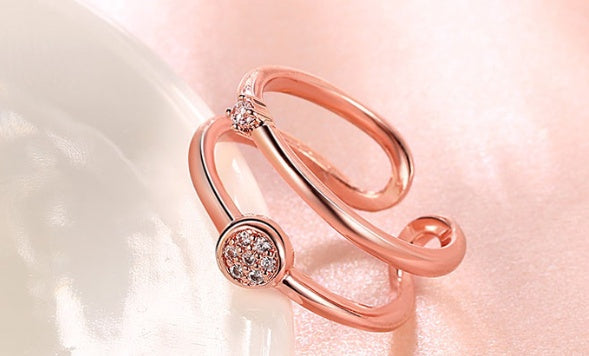 Adjustable Alloy Ring For Women Trendy Simple Open Joint Design Everyday Wear Creative Jewelry Perfect Gift Idea