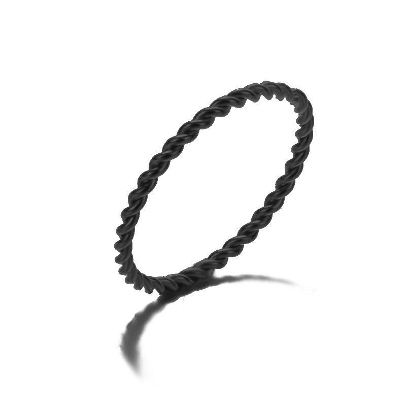 Couples Stainless Steel Rings Twisted Butterfly Cross Palm Circle Design Matching Band Set Electroplated Metal