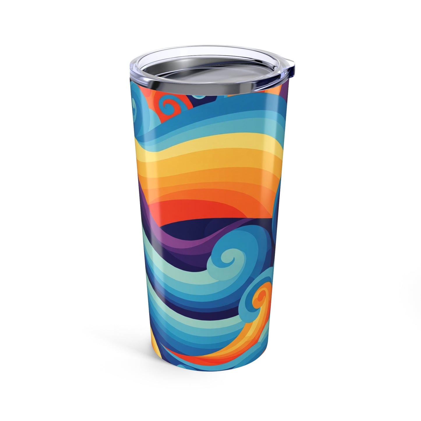 20Oz Stainless Steel Tumbler With Lid Double Wall Vacuum Insulation Keeps Beverages Hot Or Cold Durable Travel Mug