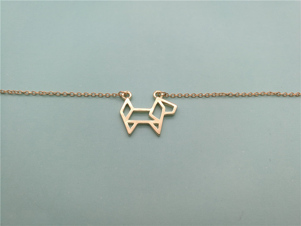 Womens Origami Animal Bracelet Electroplated Alloy Material Bangle Packaging Individually Packaged Exotical Design Theme