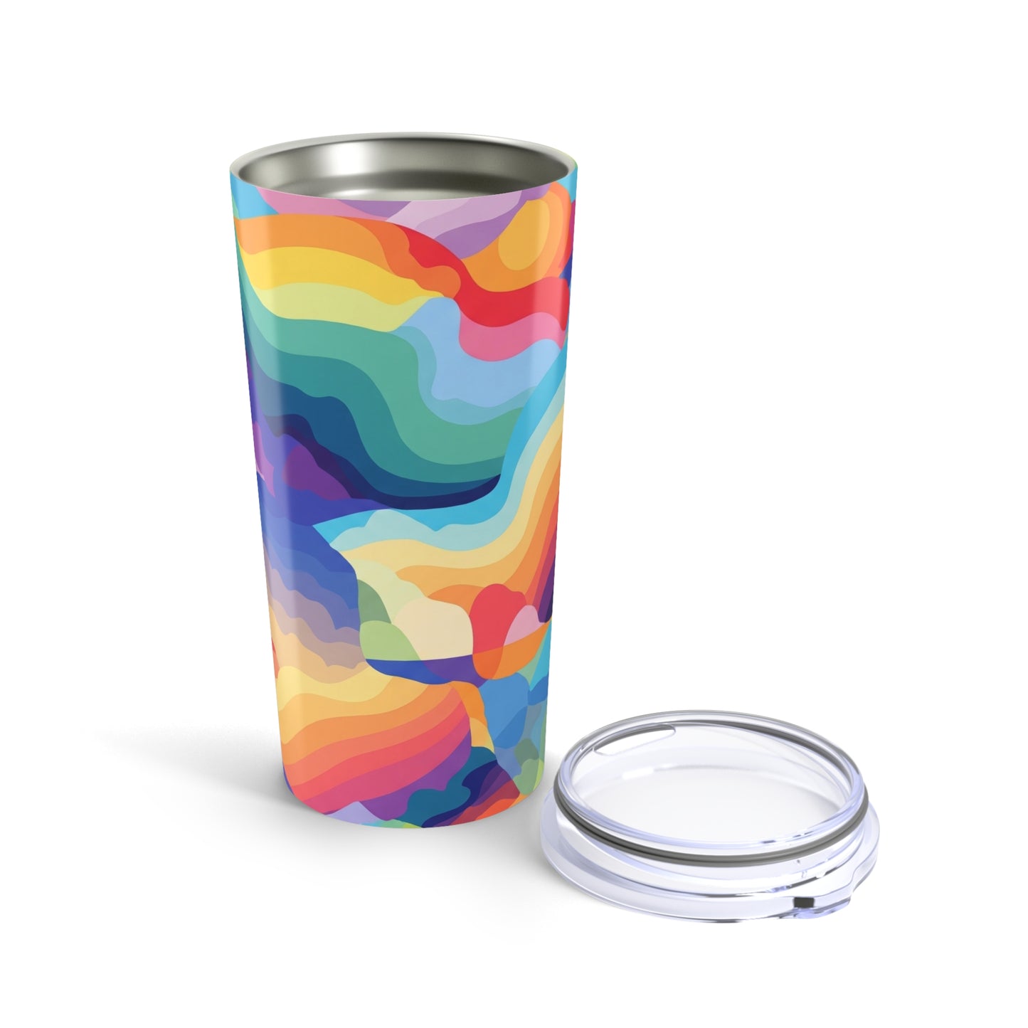 20oz Double Wall Vacuum Insulated Stainless Steel Tumbler Leak Proof Printed Travel Cup For Hot Coffee And Cold