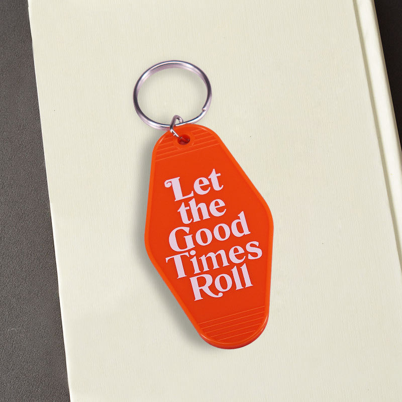 Unisex Copper Key Chain With Decorative Design Key Ring Silver Color 90mm Key Holder Decoration Everyday Carry