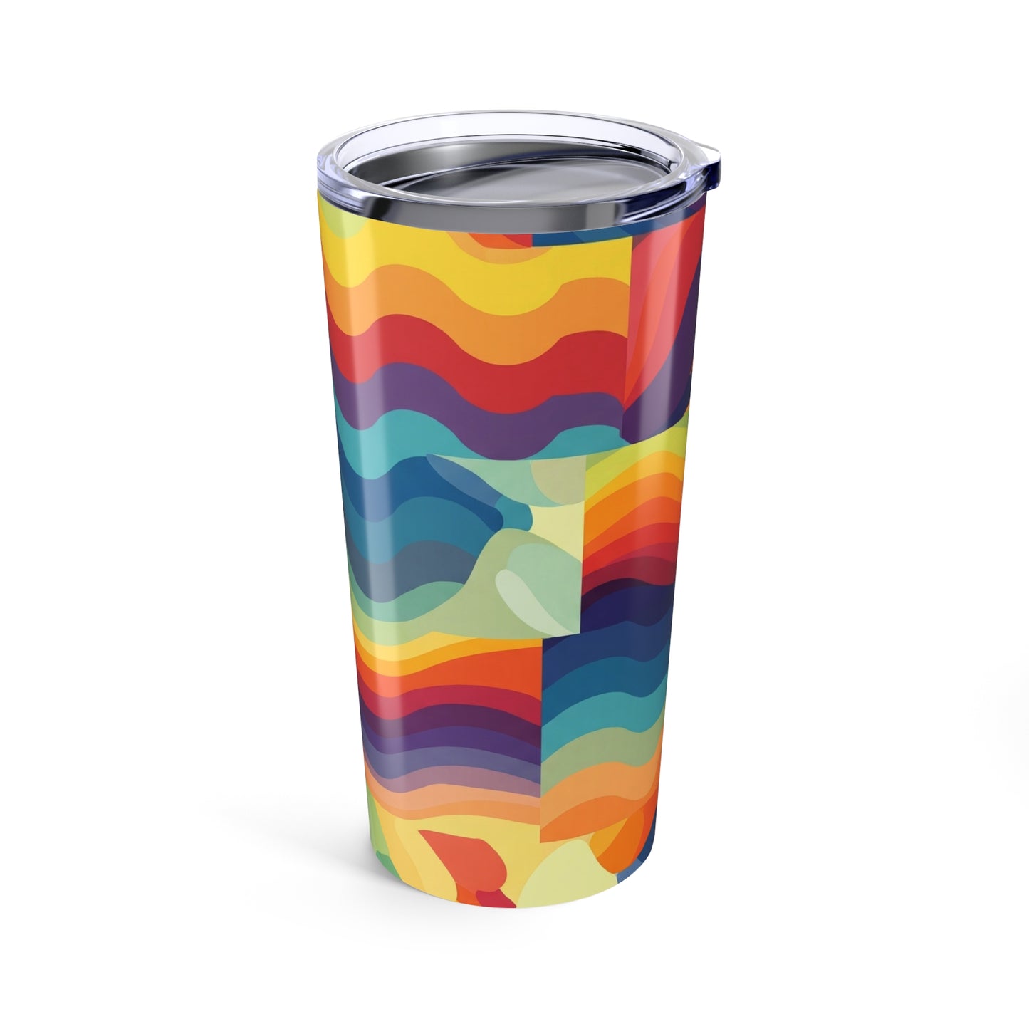 20oz Stainless Steel Tumbler With Printed Artwork Double Wall Vacuum Insulated Spill Resistant Travel Mug Hot Cold