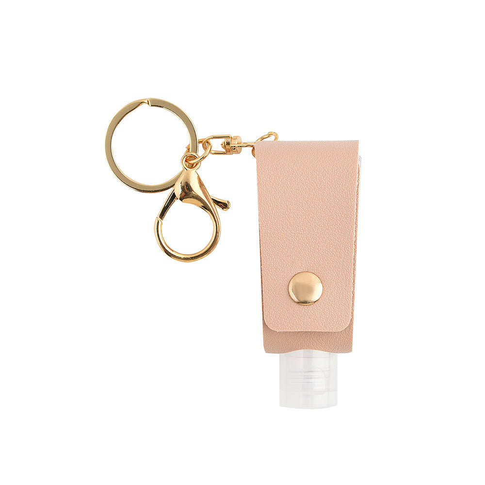 Leather Key Chain T Shape Durable Key Holder Stylish Key Ring For Everyday Carry Sky Blue Durable Everyday Use