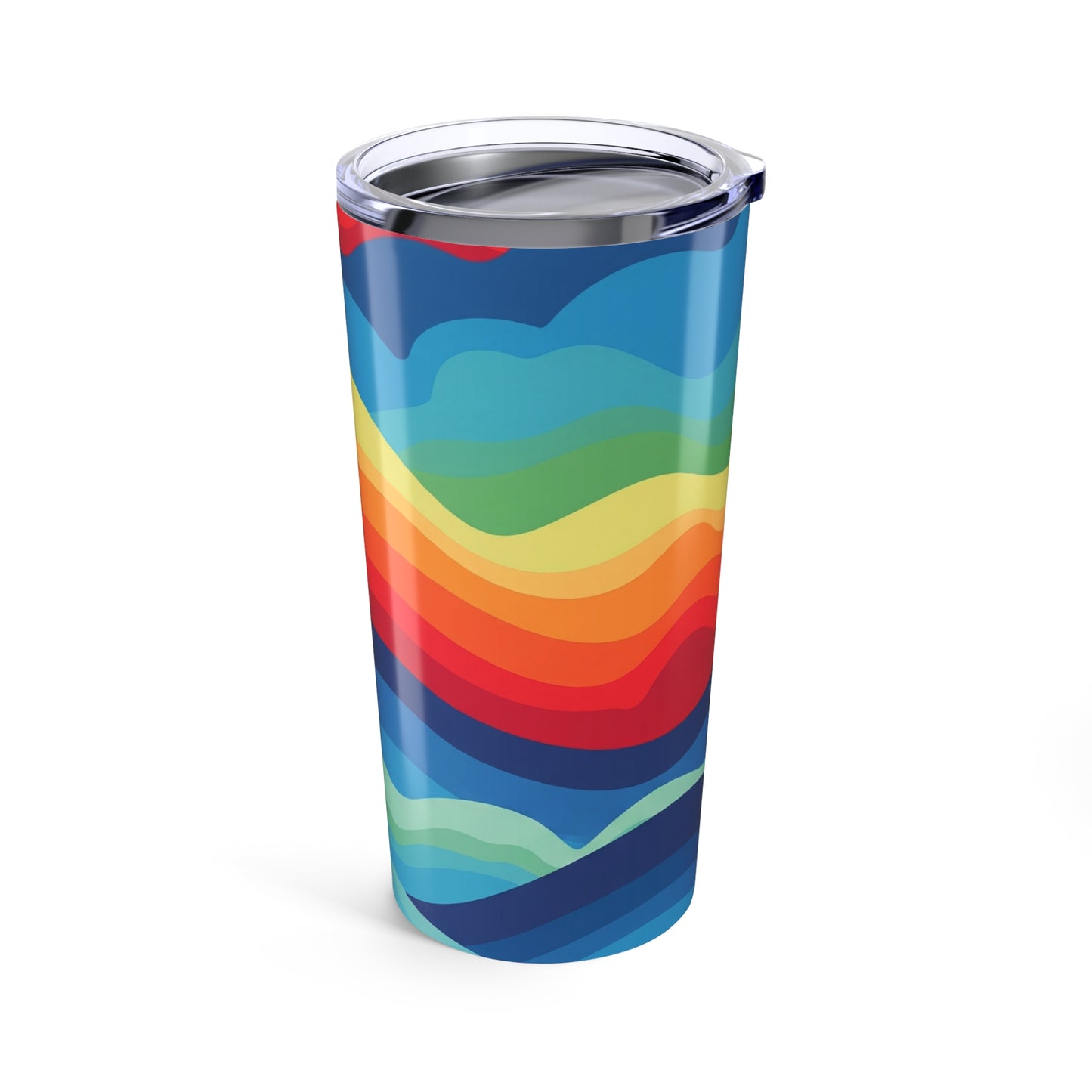 20 Oz Stainless Steel Coffee Cup With Double Wall Vacuum Insulation Spill Resistant Printed Design Thermal Travel