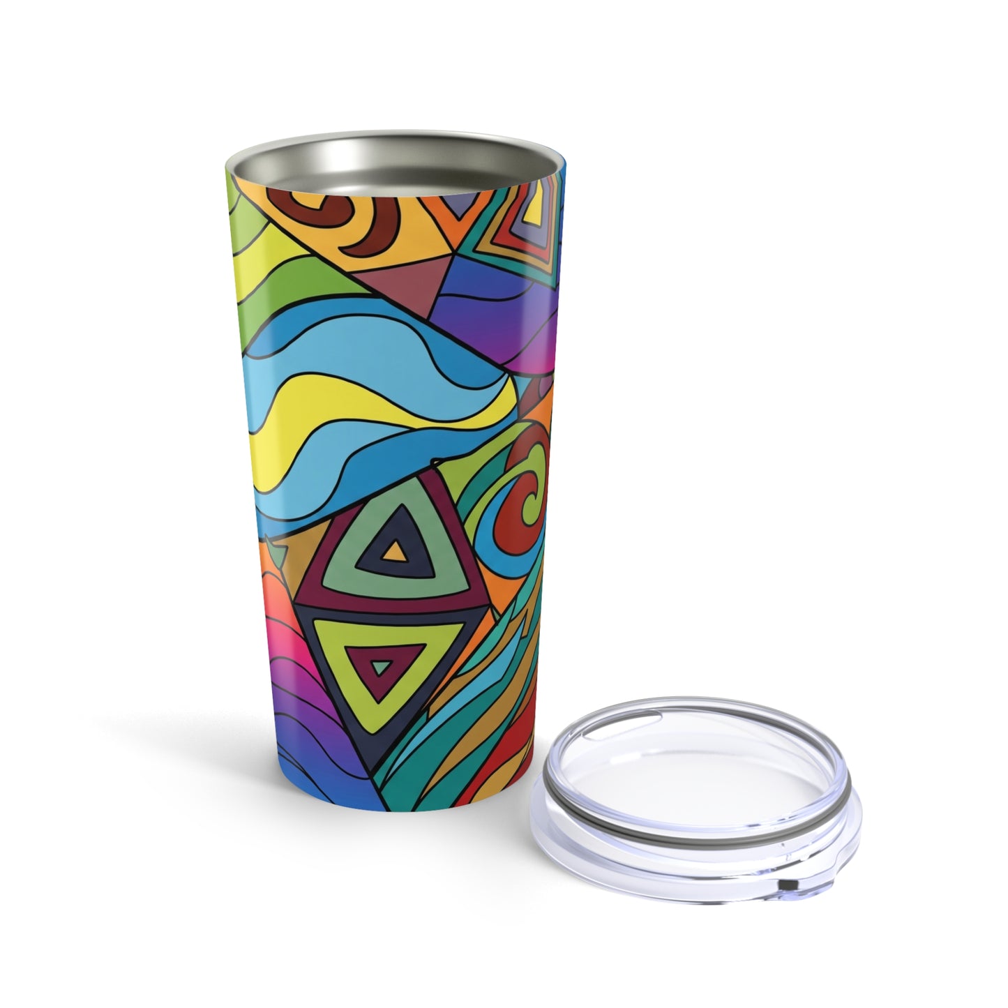 20oz Stainless Steel Tumbler Double Wall Vacuum Insulation Leak Proof Durable Printed Drinkware Hot And Cold Drinks