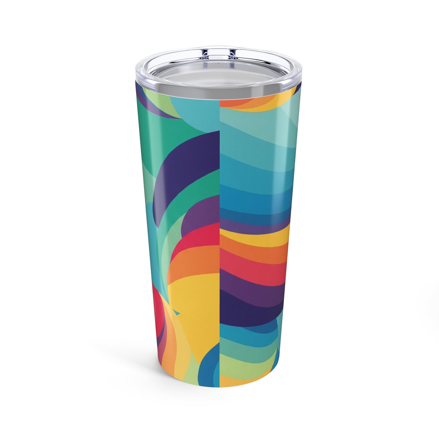 20oz Stainless Steel Tumbler With Printed Design Double Wall Vacuum Insulated Leak Proof BPA Free Coffee Mug Hot