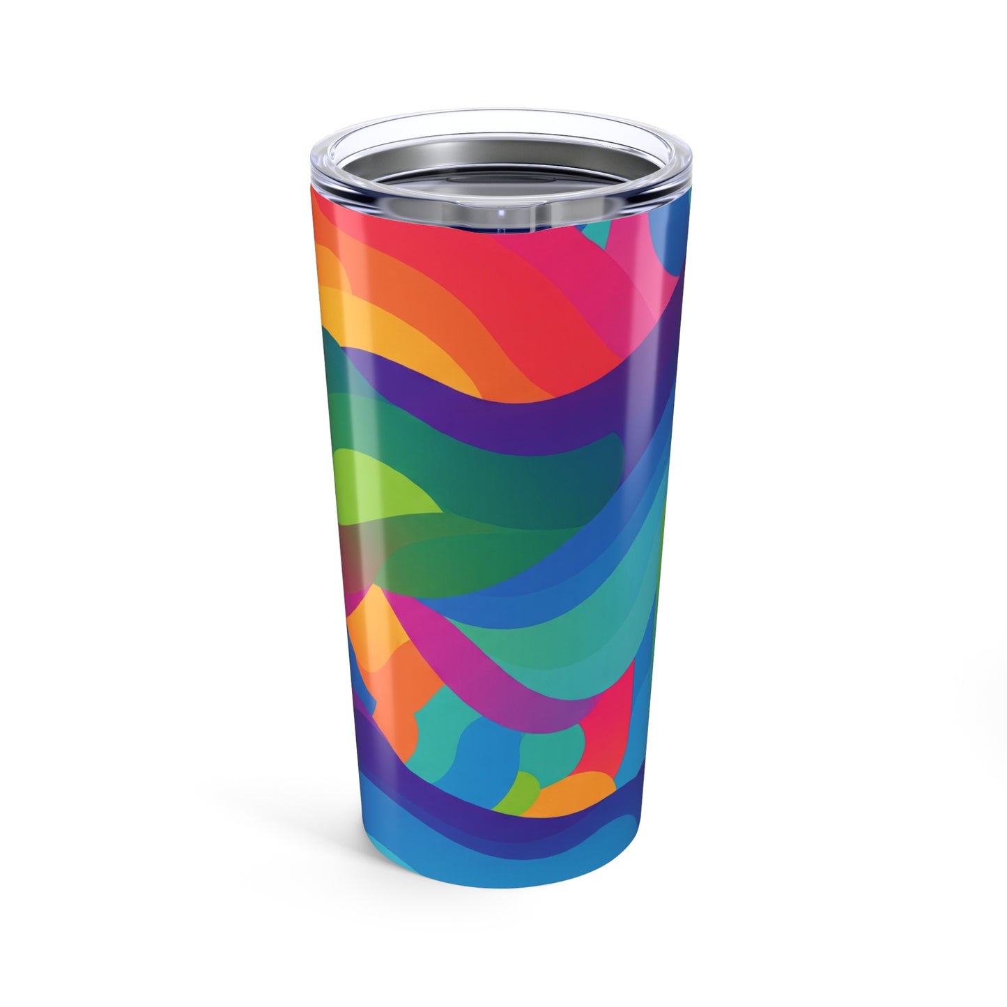 20oz Stainless Steel Tumbler With Double Wall Vacuum Insulation Spill Resistant Durable Hot Cold Beverage Printed