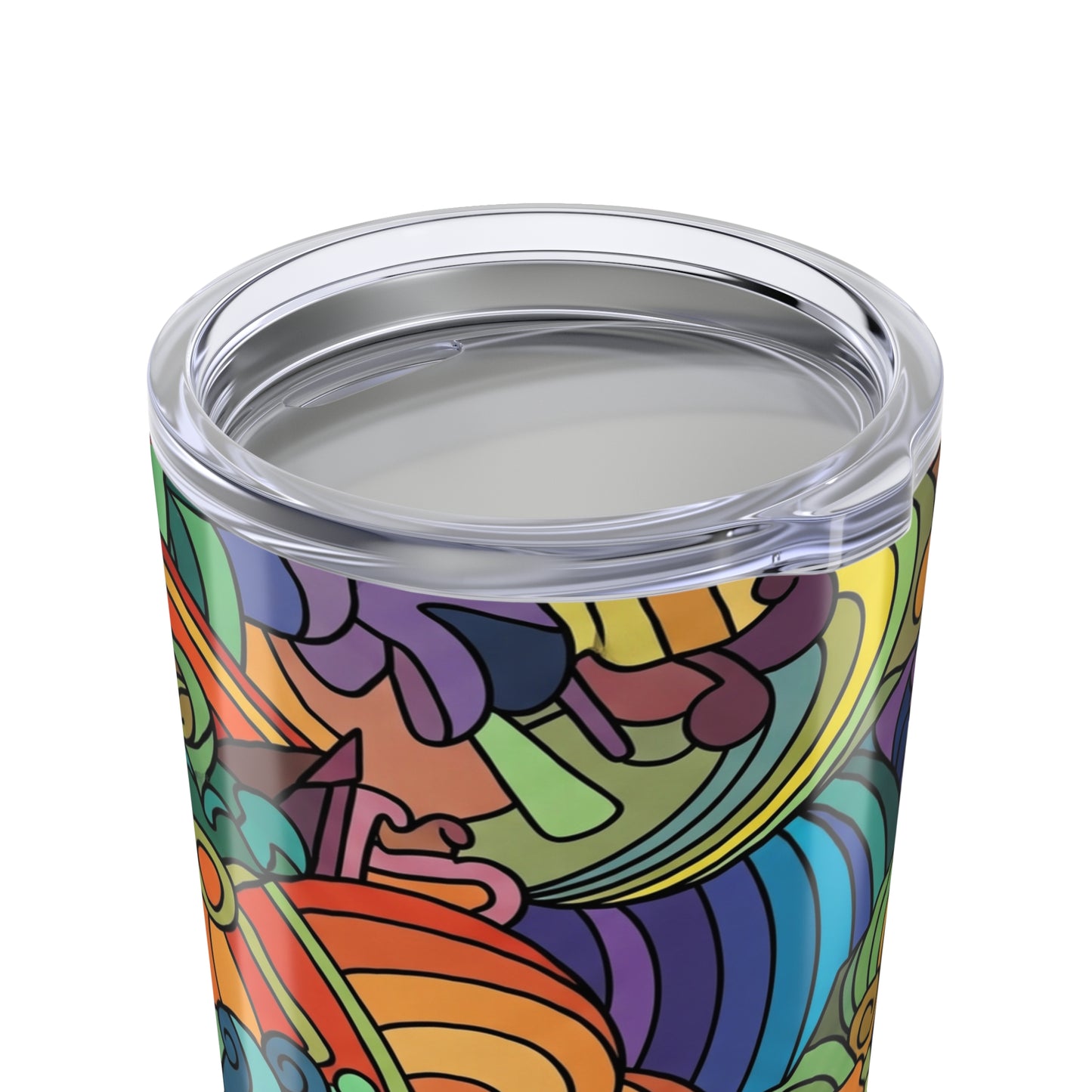 20oz Stainless Steel Tumbler With Unique Printed Artwork Double Wall Vacuum Insulated Spill Resistant Travel Mug