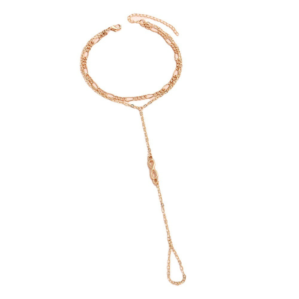 Womens Geometric Bracelet Retro Design Creative Personality Alloy Electroplated Jewelry Elegant Geometry Shine