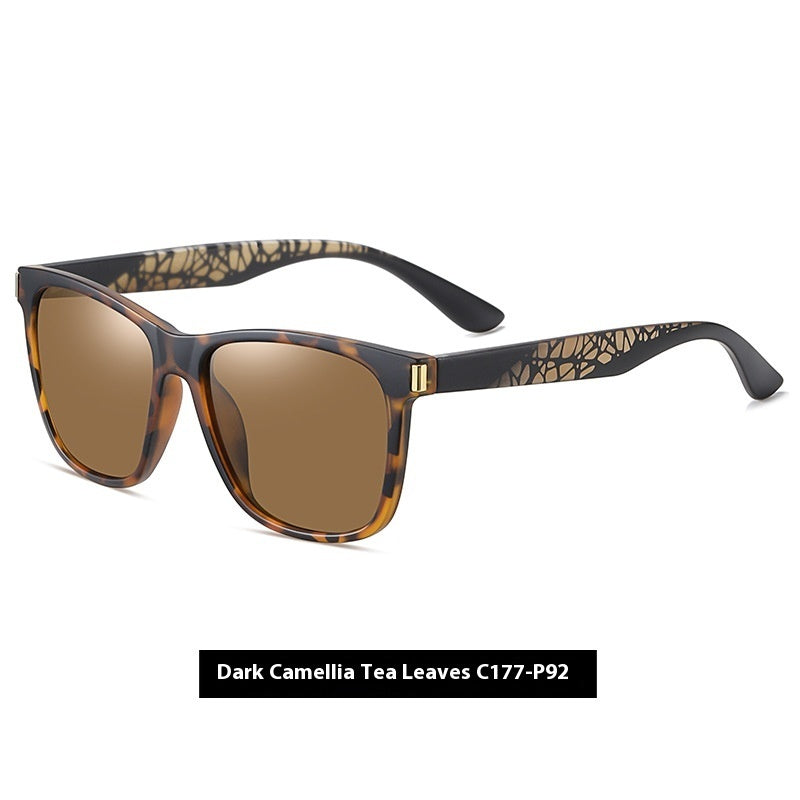 Polarized Sunglasses For Men And Women UV Protection TAC Lenses Matte Black Frame For Outdoor Sports Traveling