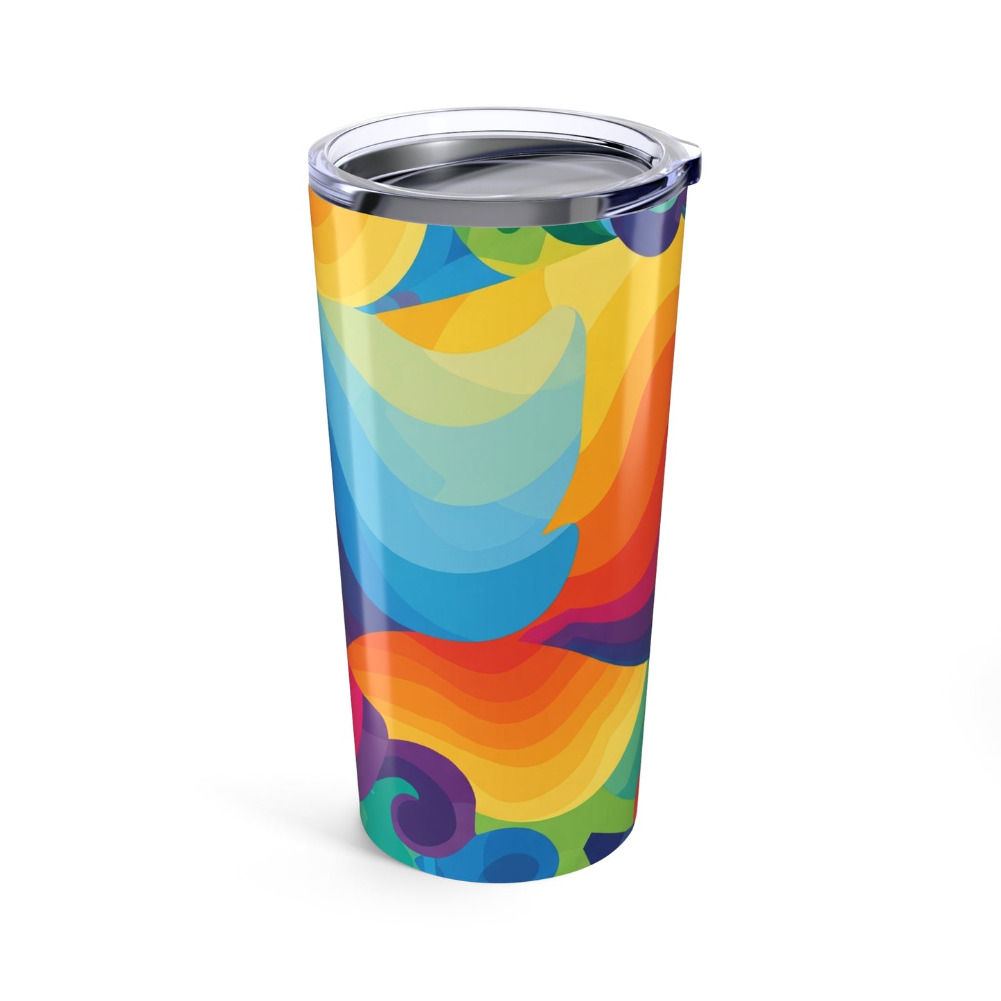 20oz Stainless Steel Tumbler With Vacuum Insulation Spill Resistant For Hot Or Cold Beverages Travel Mug Printed