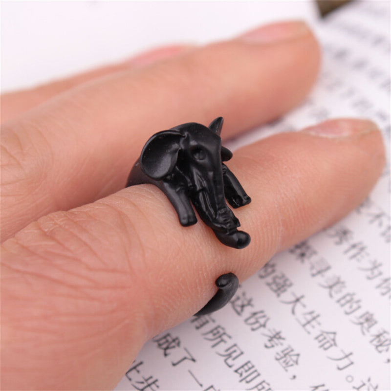 Womens Animal Rings Fashion Alloy Electroplate Adjustable Rings Trendy Finger Rings For Women And Girls Lovely
