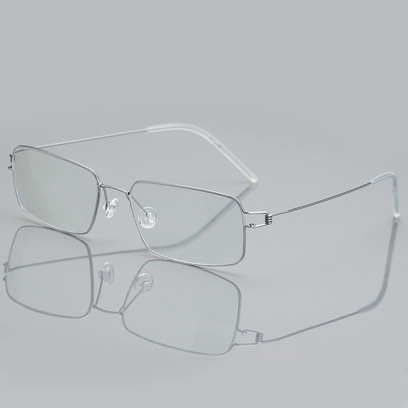 Reading Glasses Lightweight Titanium Alloy Oval Frame Glasses With Radiation Resistance Multiple Magnification
