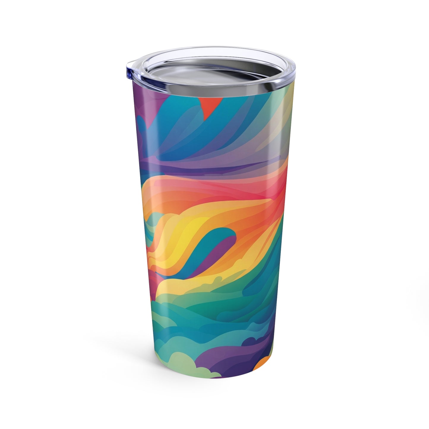 Twenty Ounce Stainless Steel Tumbler With Double Wall Vacuum Insulation Leak Proof For Hot And Cold Beverages