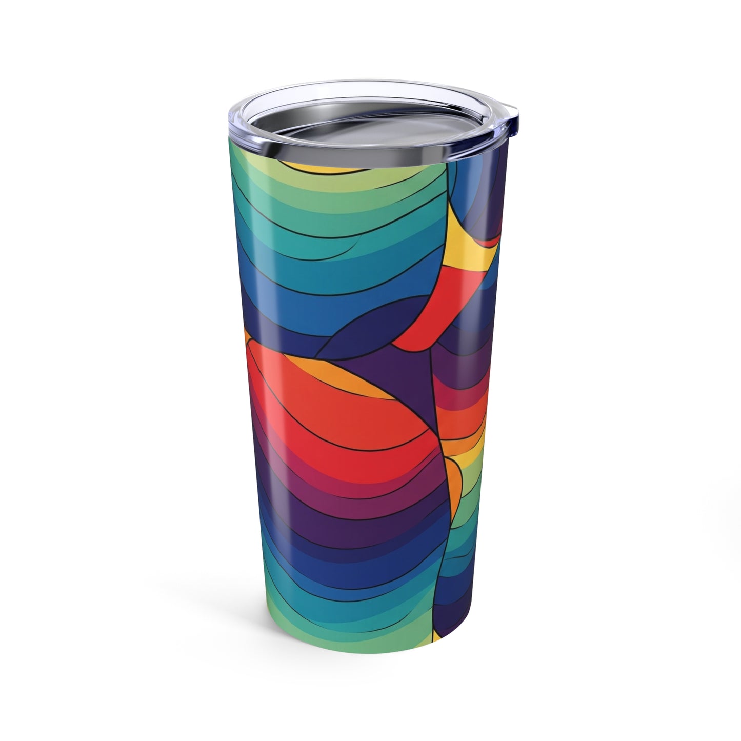 20oz Stainless Steel Tumbler Double Wall Insulation Leak Proof Travel Mug And Printed Design For Hot Or Cold