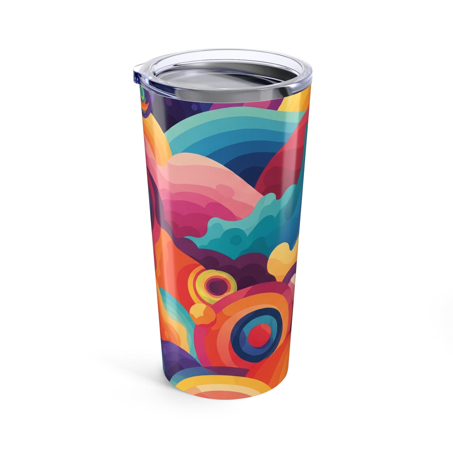 20oz Stainless Steel Travel Mug Double Wall Vacuum Insulated Spill Resistant Printed Durable For Hot And Cold