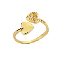 Geometric Copper Ring With Bee Design European American Fashion Statement Jewelry Fishbone Ring Golden Elegant