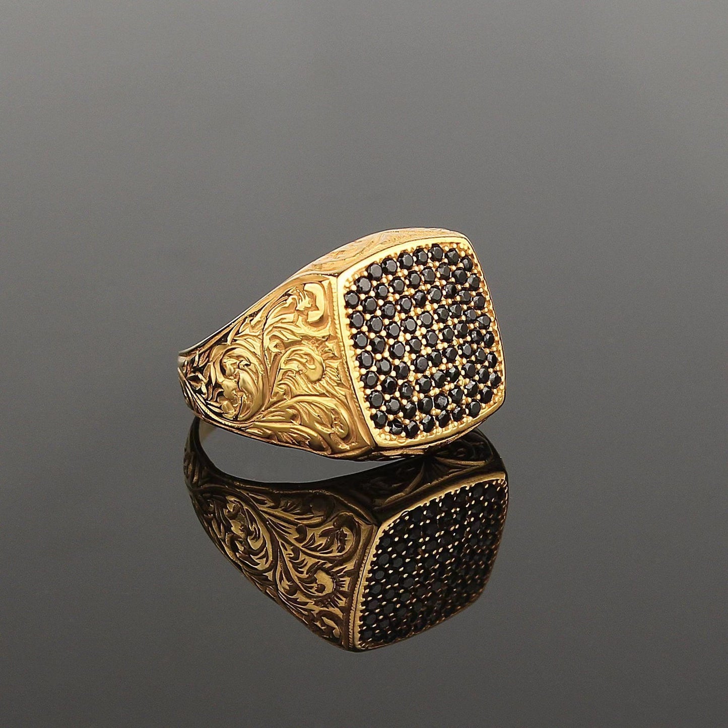 Gold Lion Head Ring Ornament In Zinc Alloy Sizes 7 8 9 10 11 12 13 A Fashion Statement For Everyday Wear Daily