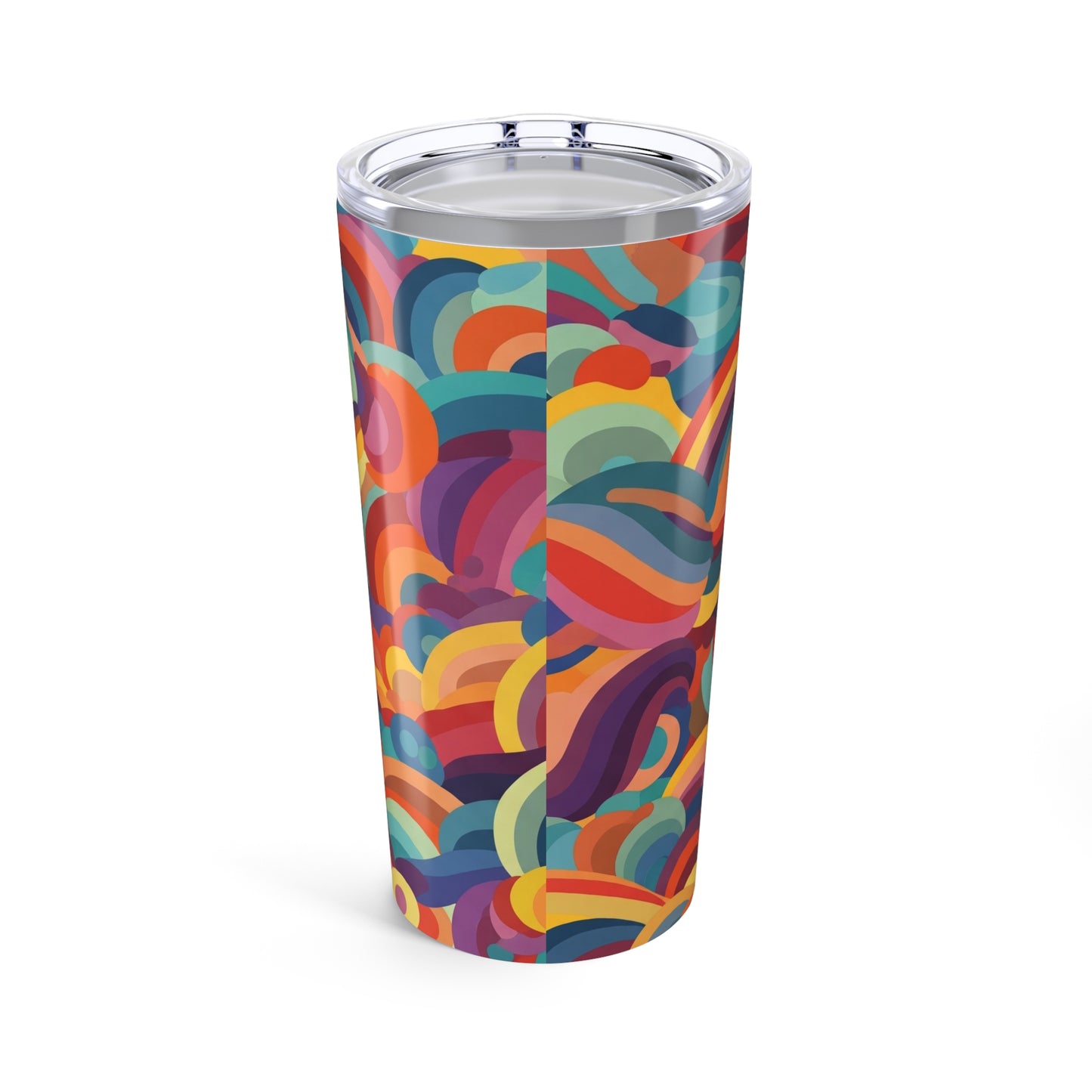 20oz Stainless Steel Travel Mug Double Wall Vacuum Insulation Spill Resistant Durable Printed For Hot And Cold