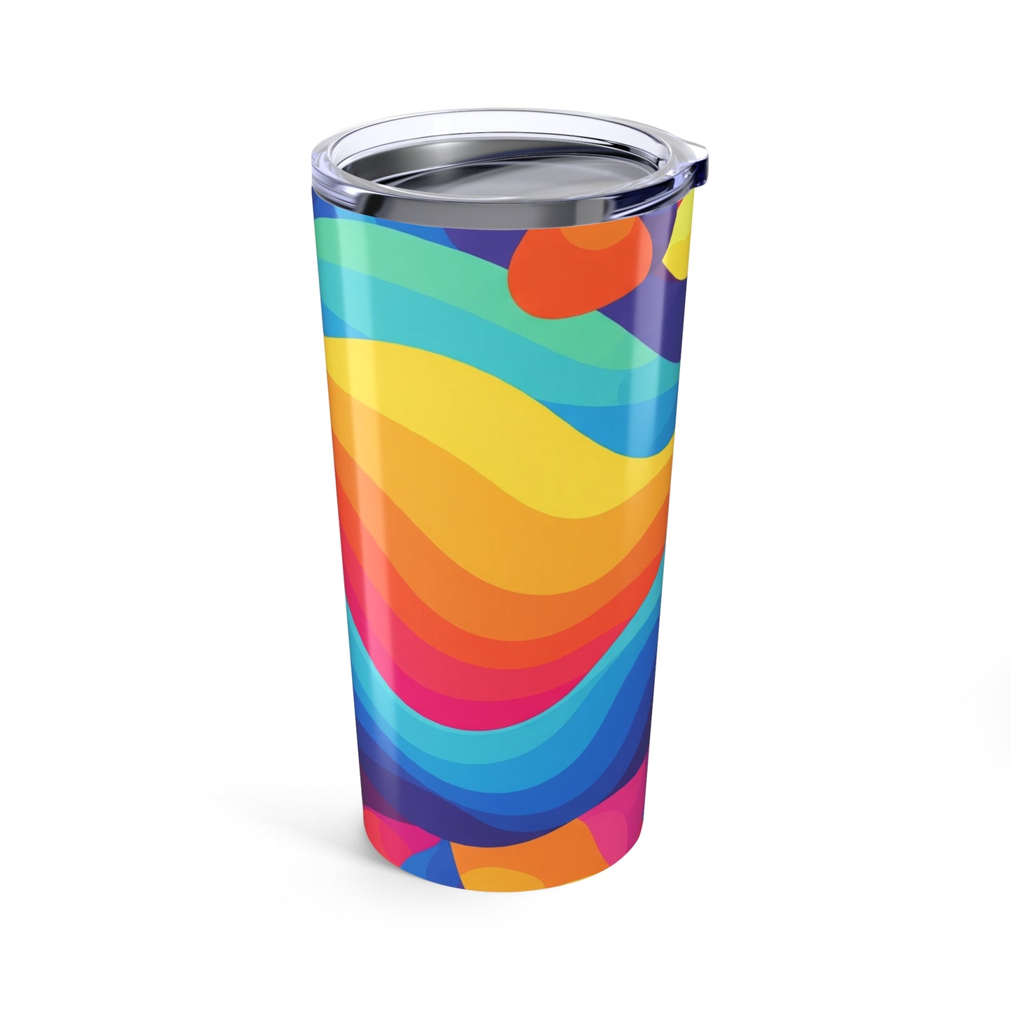 20oz Stainless Steel Tumbler With Double Wall Vacuum Insulated Leak Proof Travel Mug For Hot Or Cold Beverages