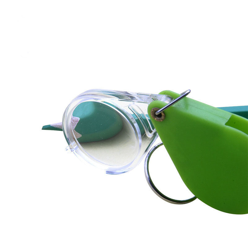 Keychain Magnifying Glass 10X Folding Pocket Magnifier With 27mm Lens Portable Small Magnifier For Reading Appreciation