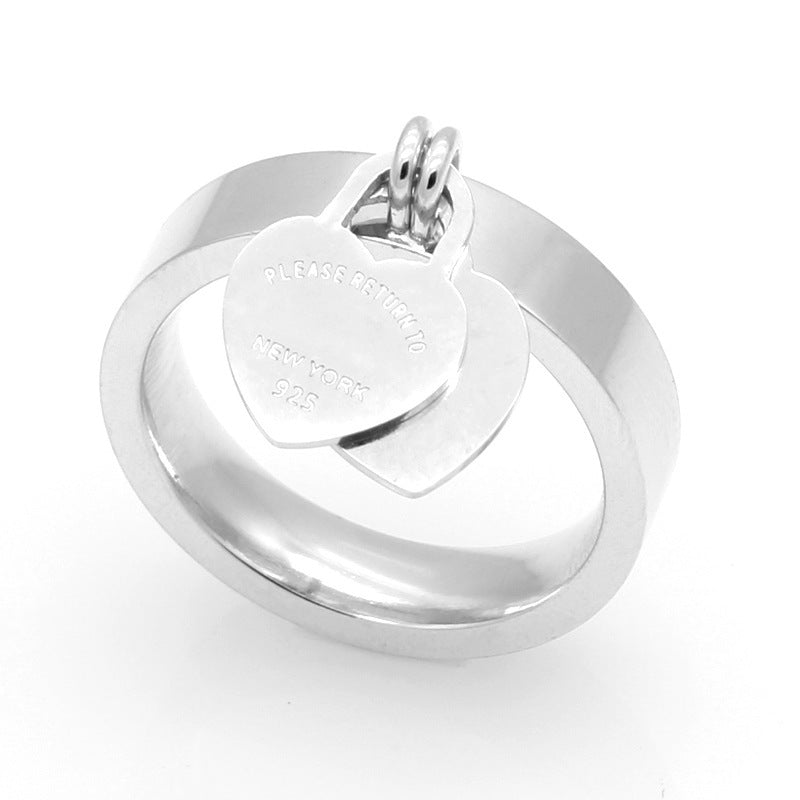 Heart Shaped Gold Plated Ring For Women Stainless Steel 316L Durable Fashion Jewelry Gift For Her Timeless Accessory