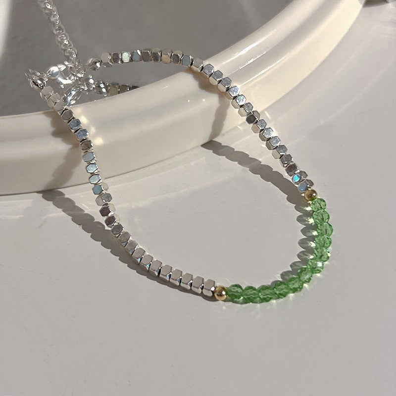 Women Electroplated Bracelet With Artificial Crystal Chic Design Fashionable Bangle Jewelry For Women And Girls