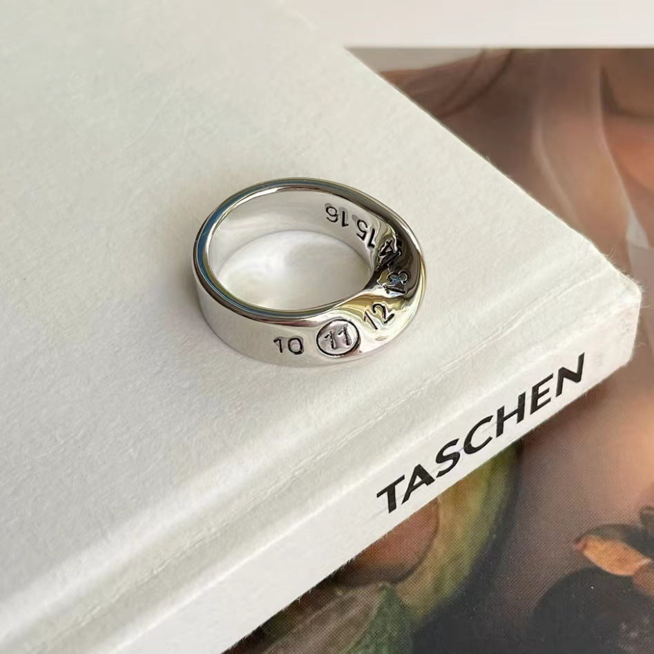 Mobius Ring for Men and Women Copper Electroplated Magellan Gloss Unisex Jewelry Hand Polished Finish Pure Look