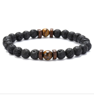 Vintage Volcanic Stone Beaded Bracelet Durable And Stylish For Daily Wear And Occasions For Everyday Style Use
