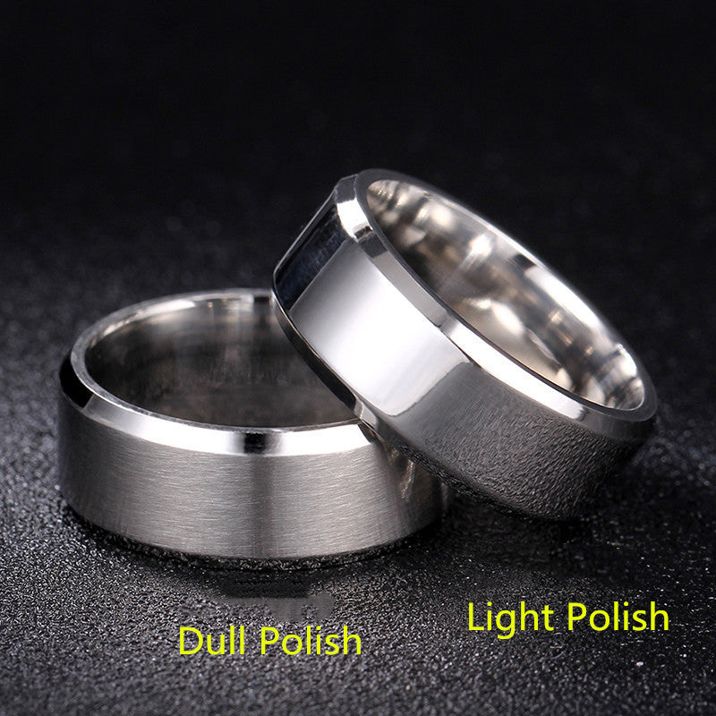 Mens Gold Plated Stainless Steel Ring With Beveled Geometric Design And Artificial Gem Accents Classy Accessory