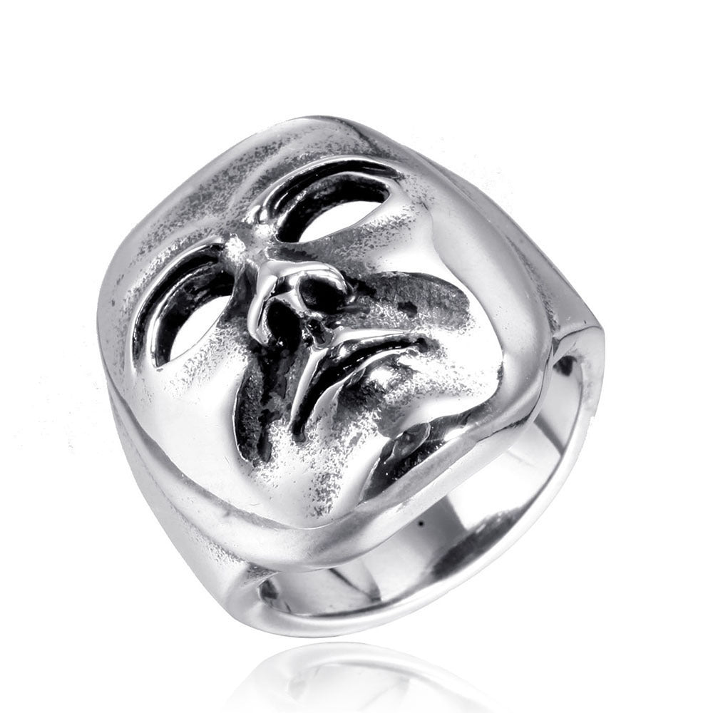 Retro Personality Trend Domineering Titanium Steel Ring