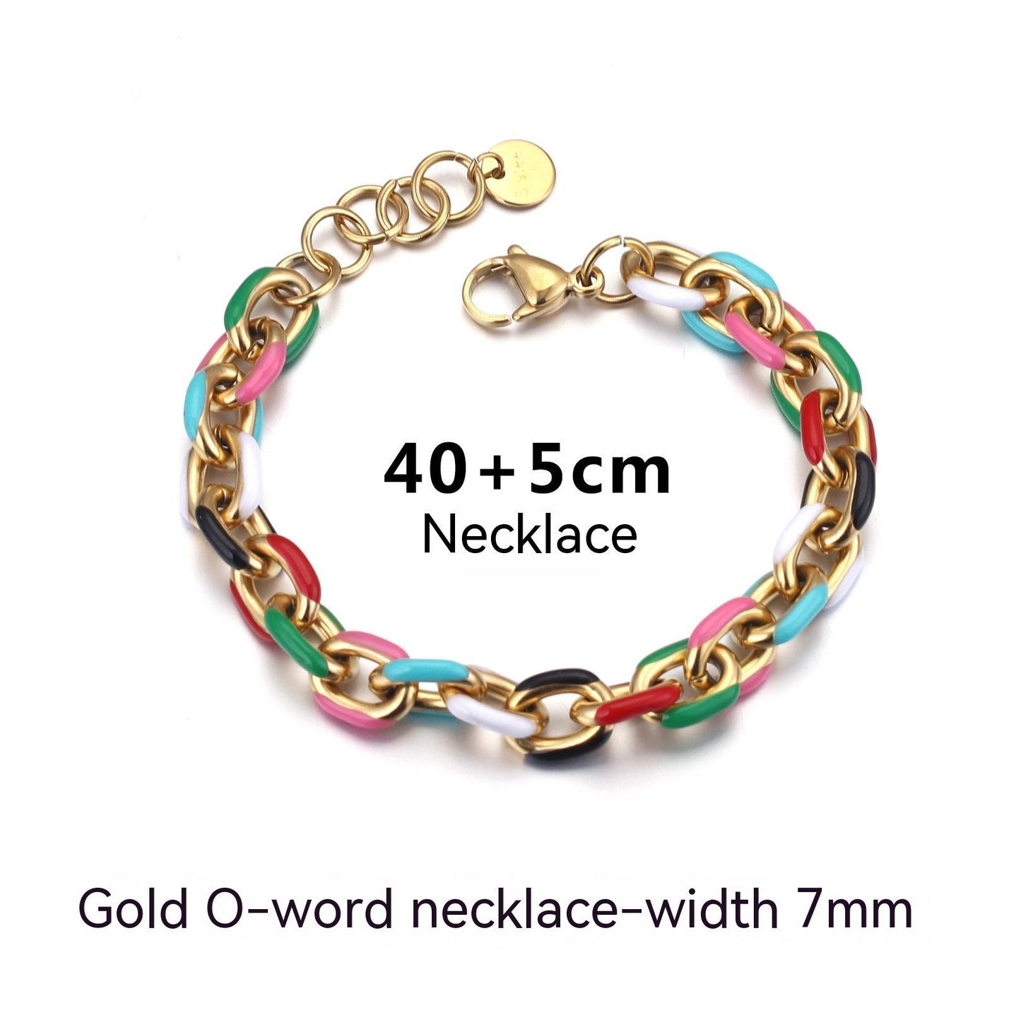 Stainless Steel Cuban Link Chain Necklace Or Bracelet Polished Grinding Chain Jewelry Gold 6mm 8mm 10mm All Sizes