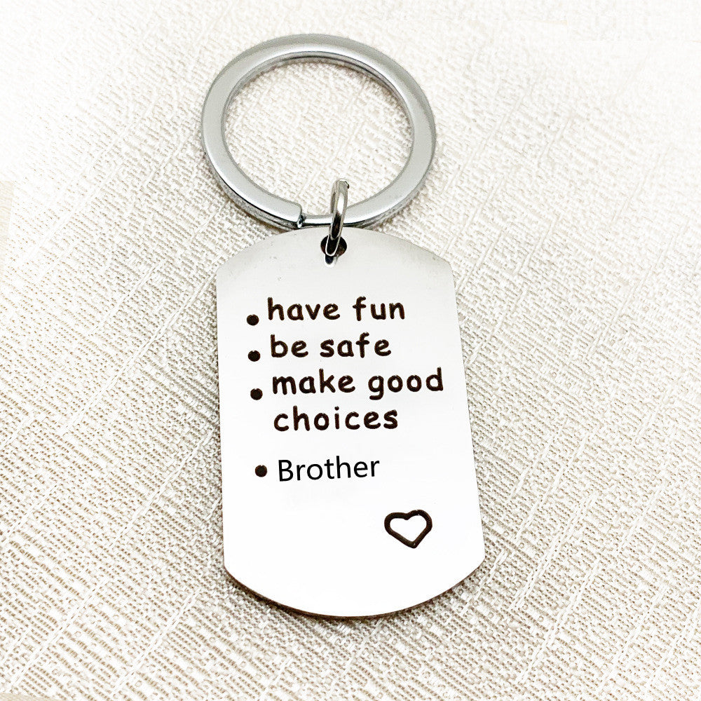 Stainless Steel Key Chain For Keys Bags And Accessories Fashion Simplicity Electroplated Durable Metal Everyday