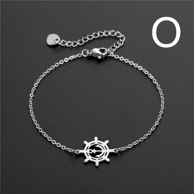Geometric Stainless Steel Bracelet Bangle for Men and Women Hip Hop Silver Jewelry Trendy Urban Accessory Gift