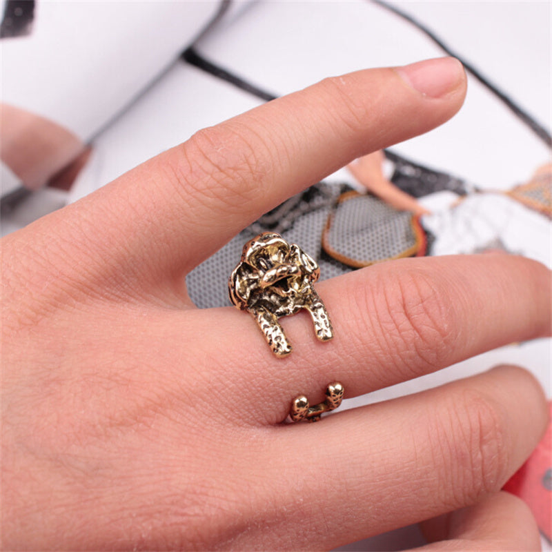 Womens Animal Rings Fashion Alloy Electroplate Adjustable Rings Trendy Finger Rings For Women And Girls Lovely