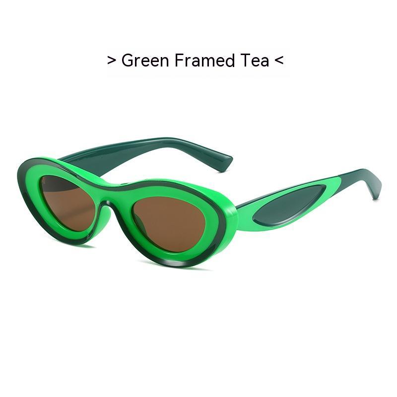 Cat Eye Sunglasses UV400 Protection Small Frame Fashion Glasses For Women And Men With Durable PC Frame Styles