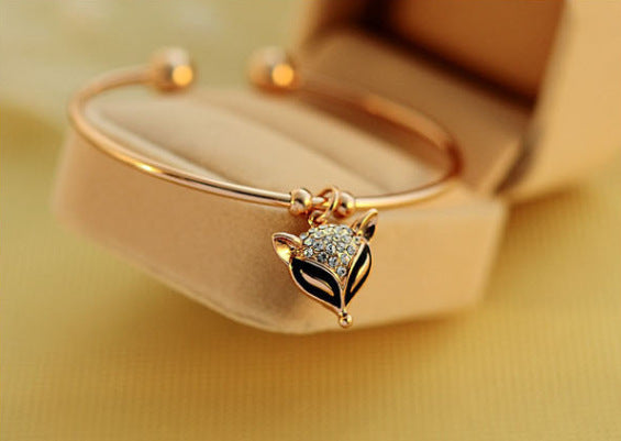 Womens Bowknot Bracelet With Crystal Diamond Accent Rose Gold Alloy Bangle Jewelry Gift For Women Gift For You