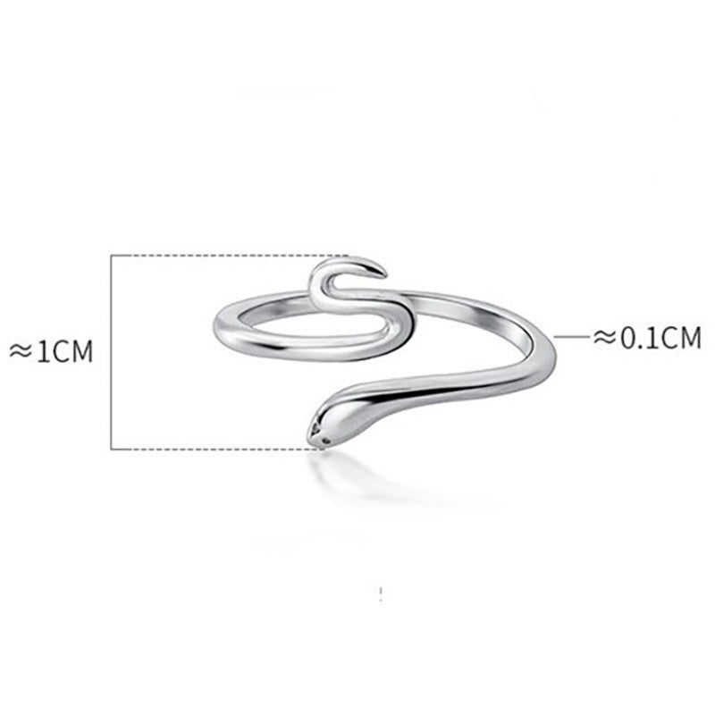 Individually Adjustable Geometric Individually Individually Fashion Jewelry Snake Snake Ring Ring Individually