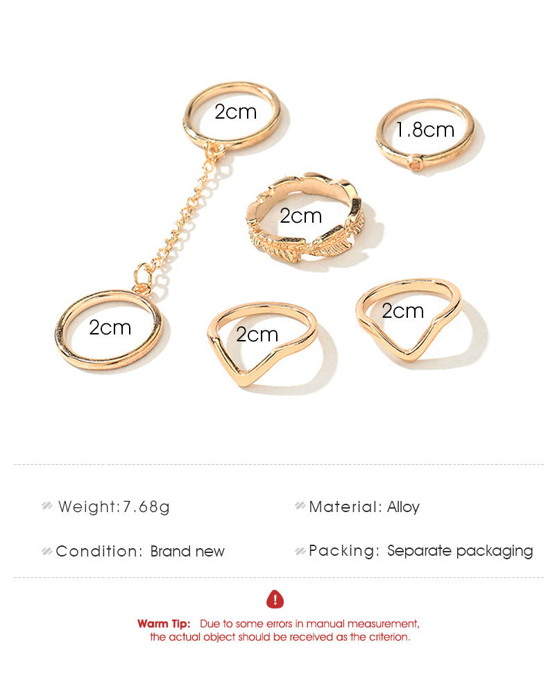 Geometric Alloy Ring with Diamond Electroplated Gold Finish