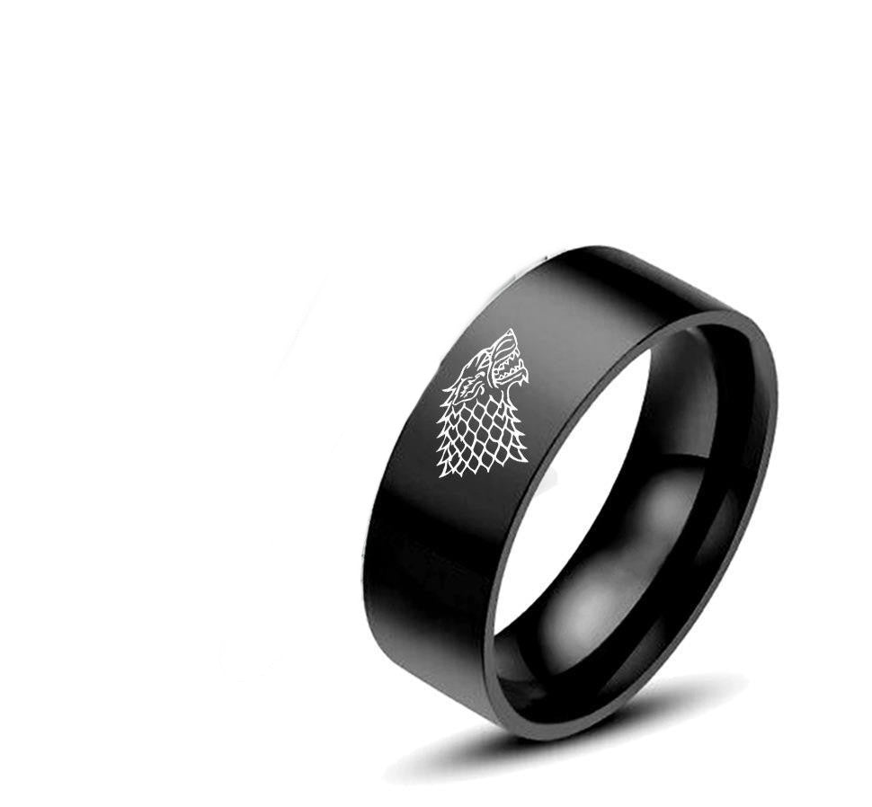 Unisex Stainless Steel Ring Durable Metal Band For Everyday Wear Black Finish Jewelry With Modern Look For All