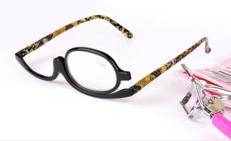 Women Reading Glasses Fashionable Universal Frame Polycarbonate Lenses Leopard Print Black Frame Eyewear Classic
