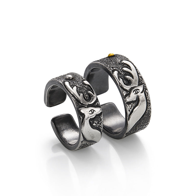 Vintage Copper Ring For Men And Women Adjustable Open Band With Unique Design Thin Profile Unisex Jewelry Ring