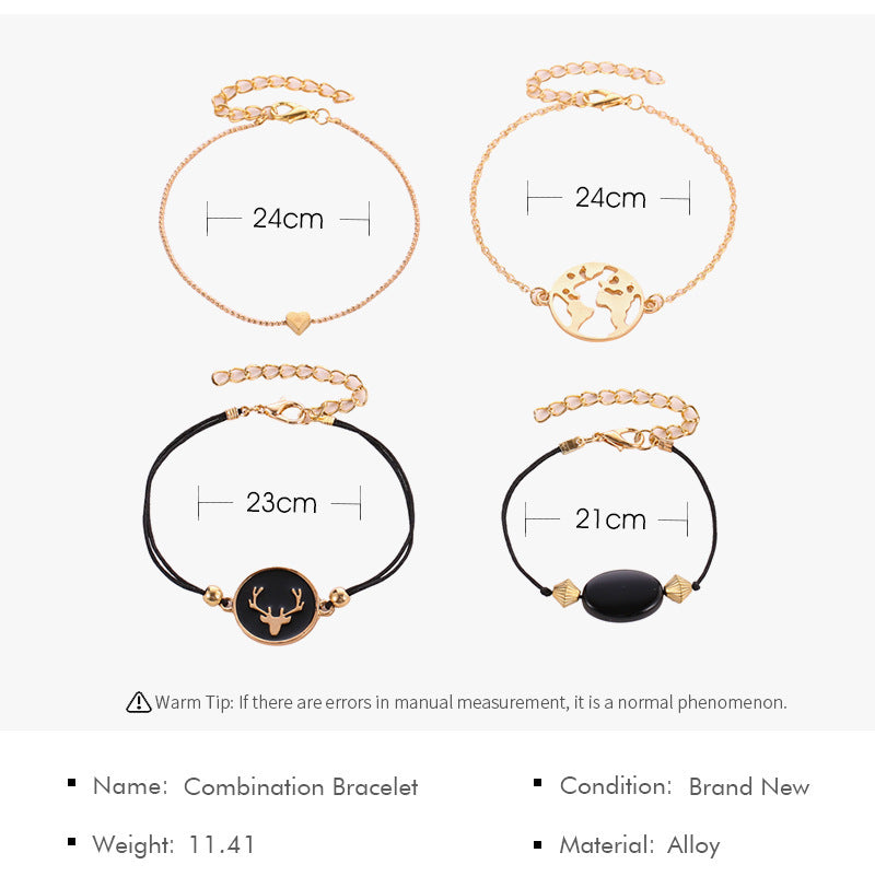 Womens Geometric Bracelet Electroplated Alloy Bangle Fashion Unique Design Jewelry For Party Or Daily Wear Elegant