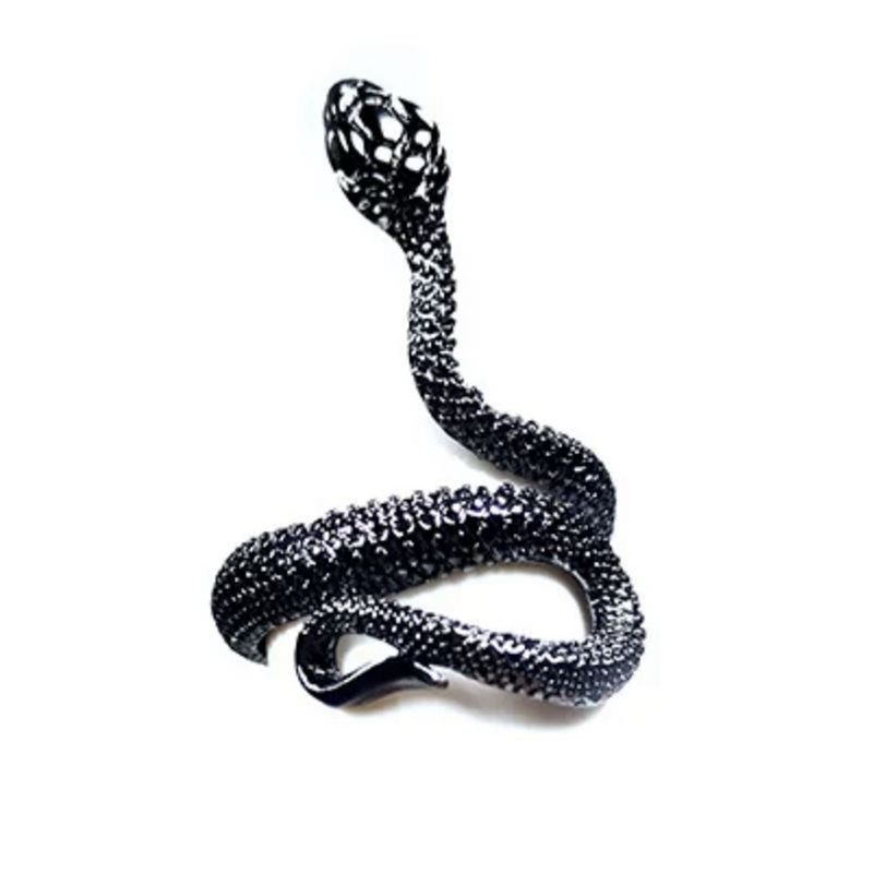 Adjustable Snake Ring Unisex Zodiac Animal Design Retro Metal Ring Punk Style Ring For Men And Women Unisex Zodiac