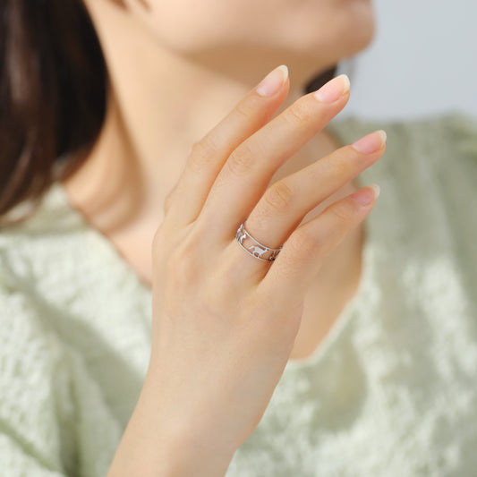 Unisex Stainless Steel Ring Original Electroplated Durable Ring Creative Personality Ring Fashionable Statement