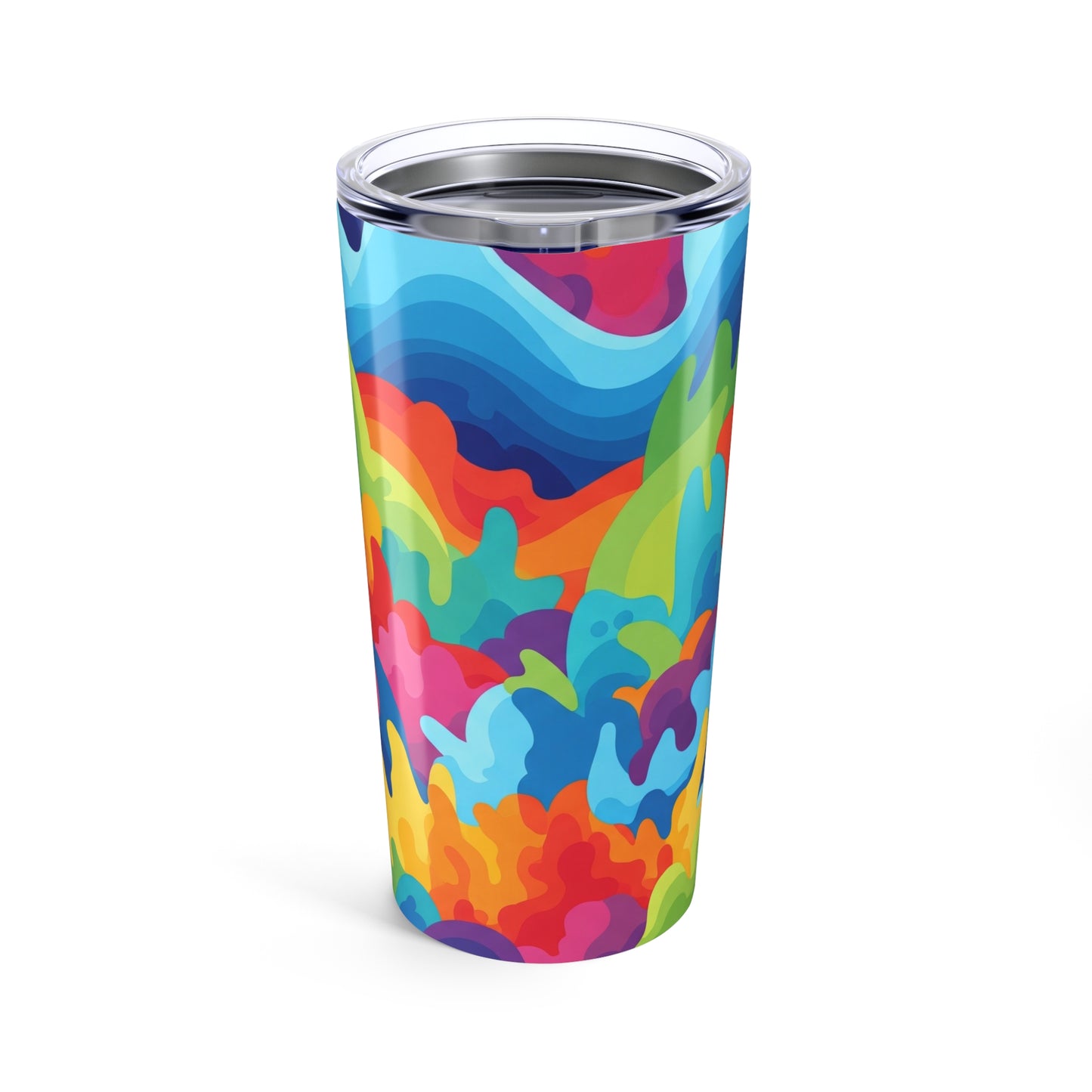 20oz Stainless Steel Tumbler With Double Wall Vacuum Insulation Travel Mug Spill Resistant Hot Cold Beverage Cup